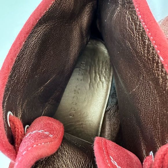 Marc Jacobs suede distressed sneakers size 9 pre owned - Picture 5 of 13